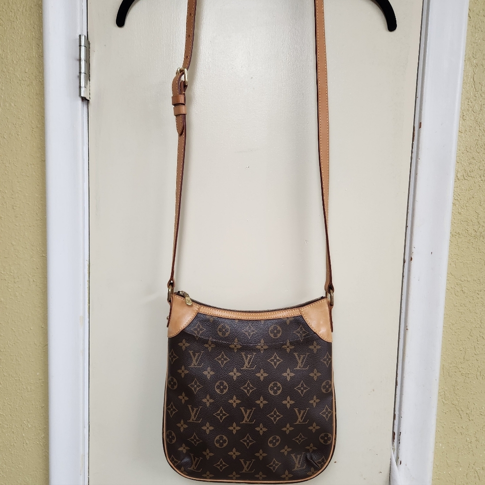 Louis Vuitton ODEON PM Brown and Tan Monogram Shoulder Bag